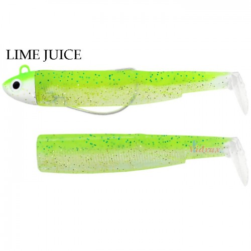 Комплект Black Minnow Combo Jig Head 12 гр + 2 Lures No 2.5 105 мм Цвят Lime Juice (BM3085) - Fiiish Комплект Black Minnow Combo Jig Head 12 гр + 2 Lures No 2.5 105 мм Цвят Lime Juice (BM3085) - Fiiish